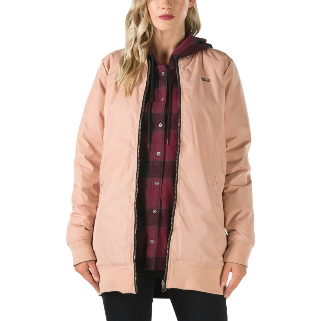 vans pink coat