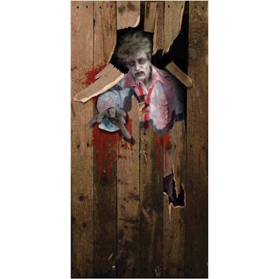 Zombie Door Cover Halloween Decoration