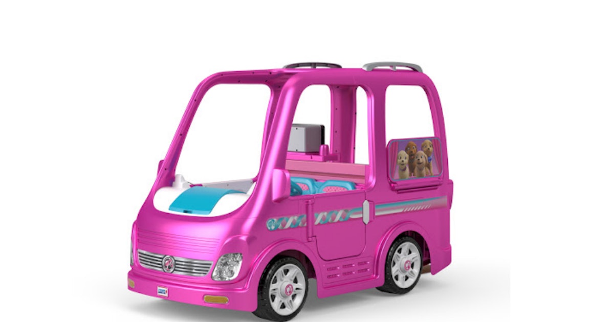 Barbie camper electric car Clearance