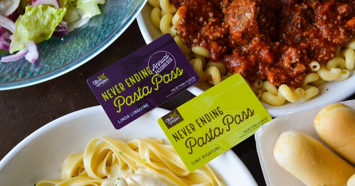 Olive Garden Just Released 10 More Annual Pasta Passes ...