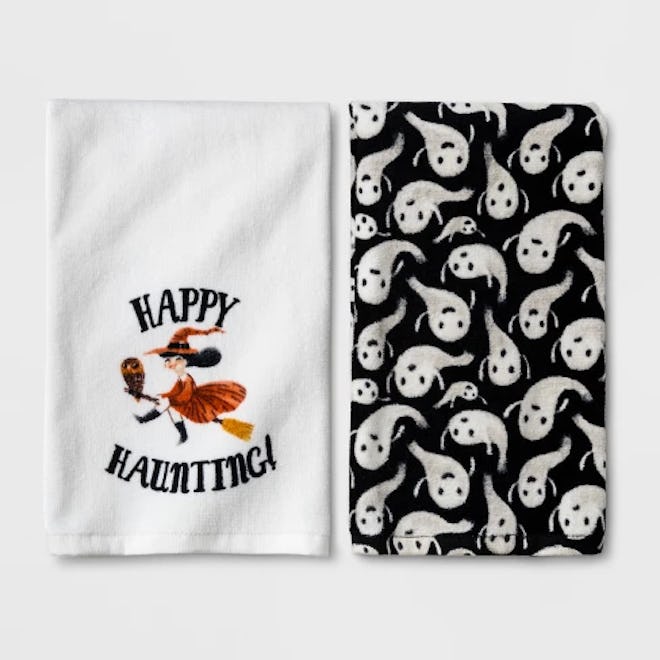 Happy Haunting Halloween Hand Towel 2-pack - Hyde and Eek! Boutique