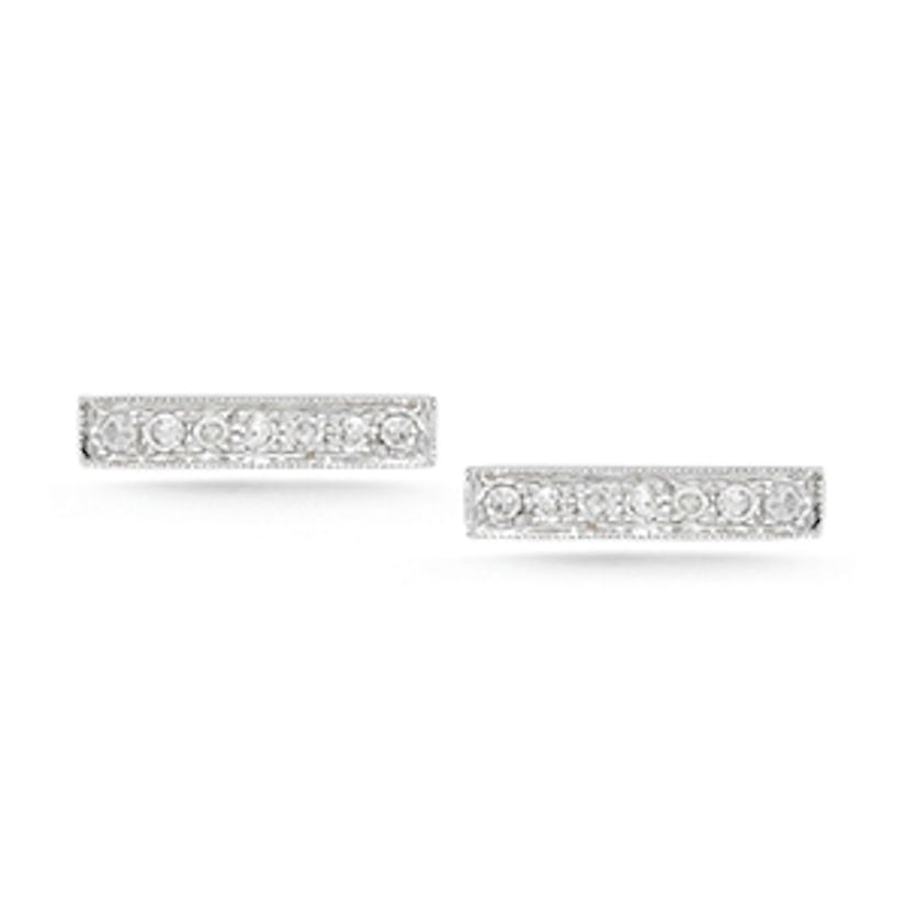 Sylvie Rose Diamond Bar Earrings