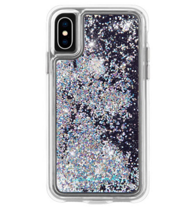 Case-Mate iPhone XS Max Waterfall Glitter Case - Iridescent Diamond