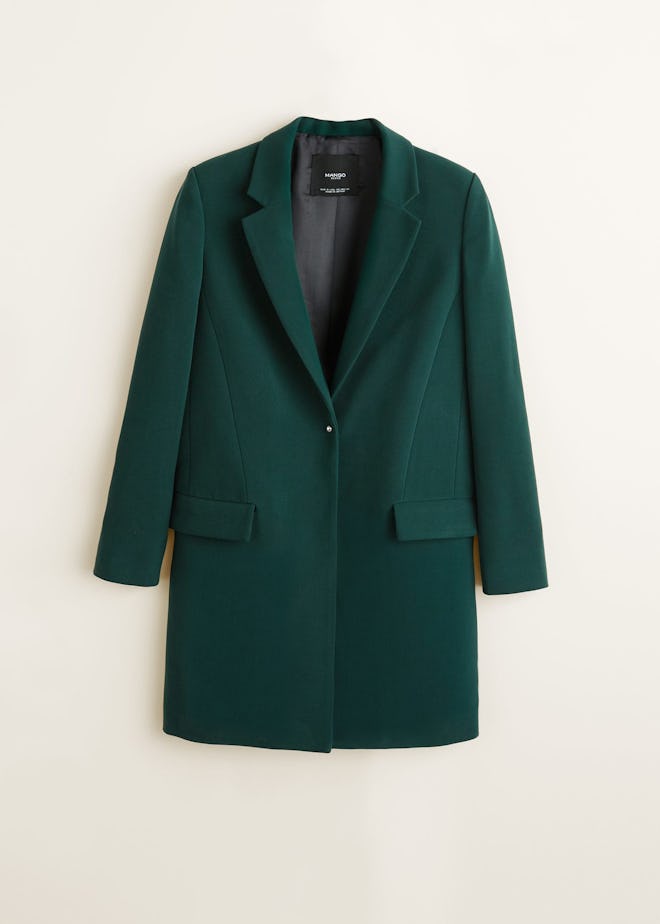 Lapels Structured Coat 