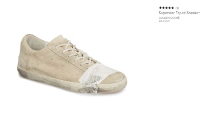 Golden goose top taped sneakers