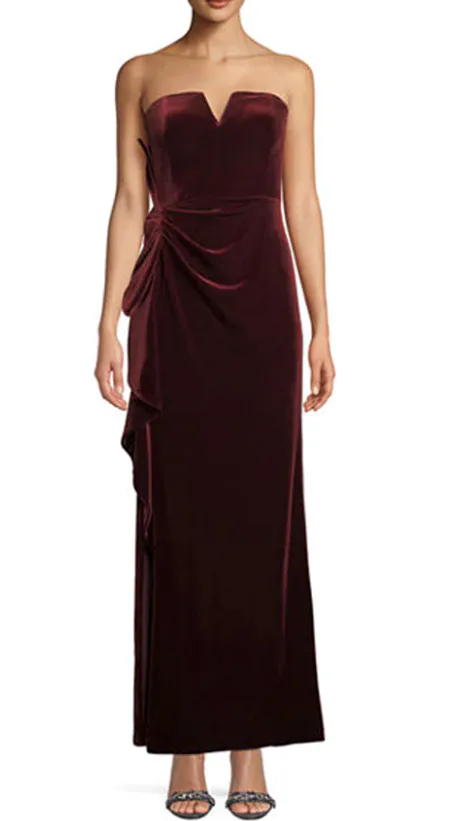 amal clooney burgundy velvet dress Amal Clooney Rocks Minidress for Red Carpet Date Night with Husband George  Clooney