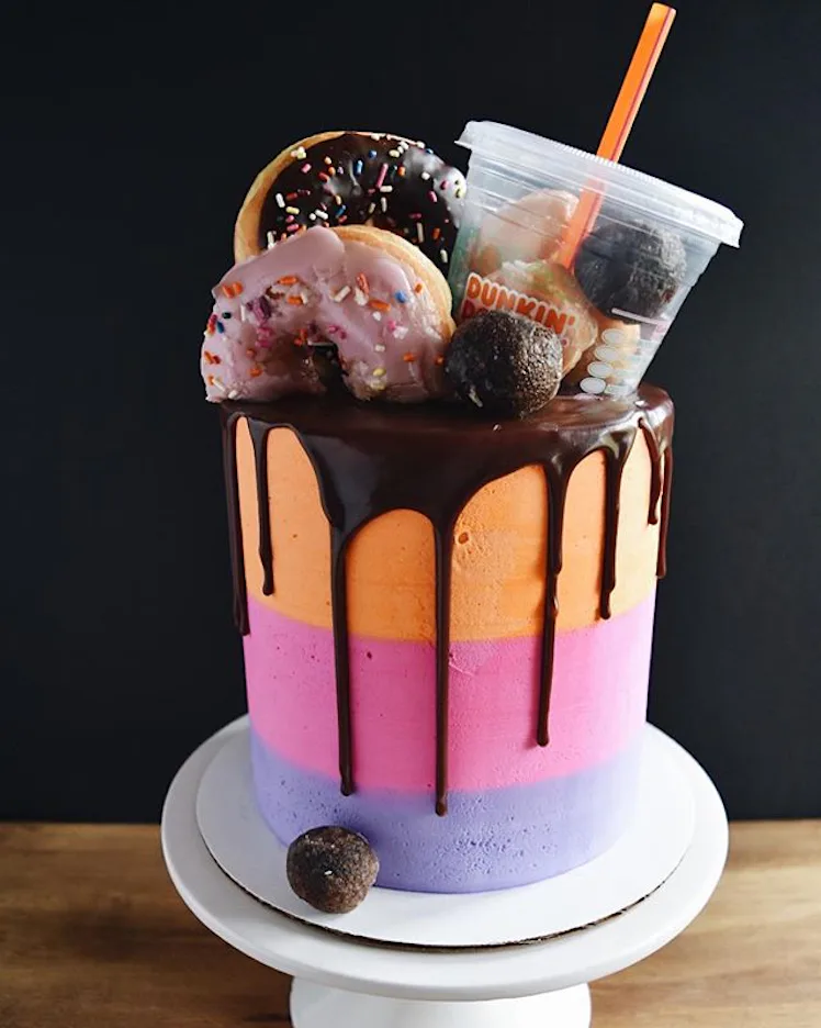 These Dunkin' Donuts Cakes Are Almost Too Pretty To Eat