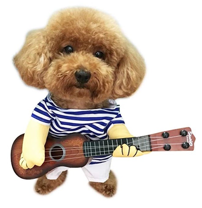 NACOCO Pet Guitar Dog Costume 