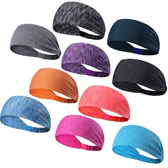 DASUTA Women's Sport Headband (10-Pack)