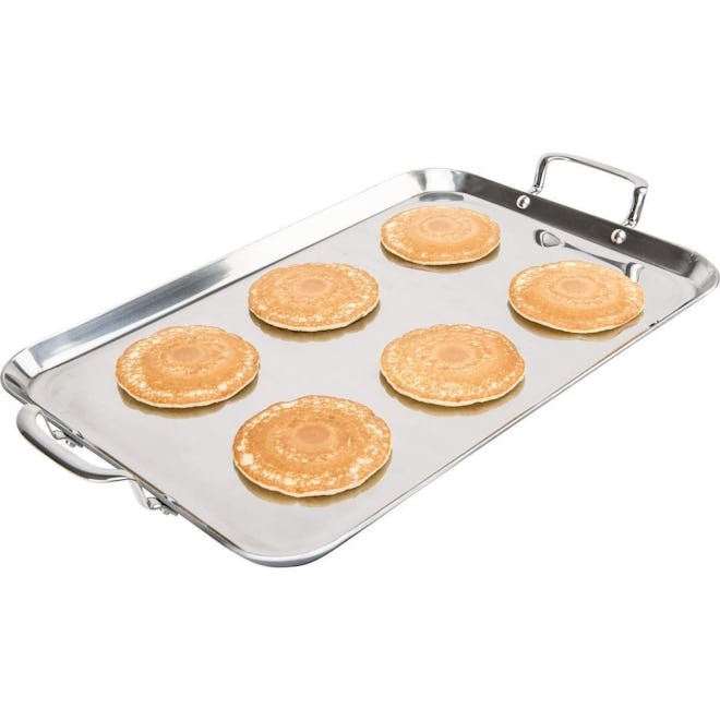 Chef's Secret Stainless Steel Double Griddle