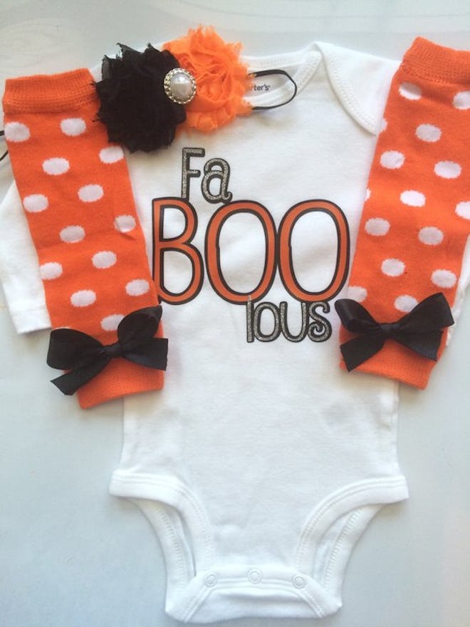 Baby Girl Halloween Outfit - Fa-BOO-Lous