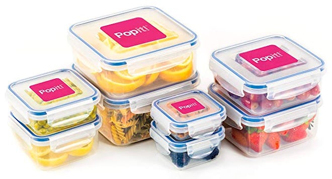 Popit! Food Storage Containers, Set Of 8