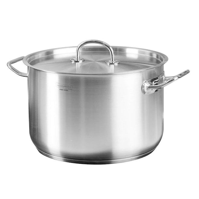 MICHELANGELO Stainless Steel Stock Pot With Lid 