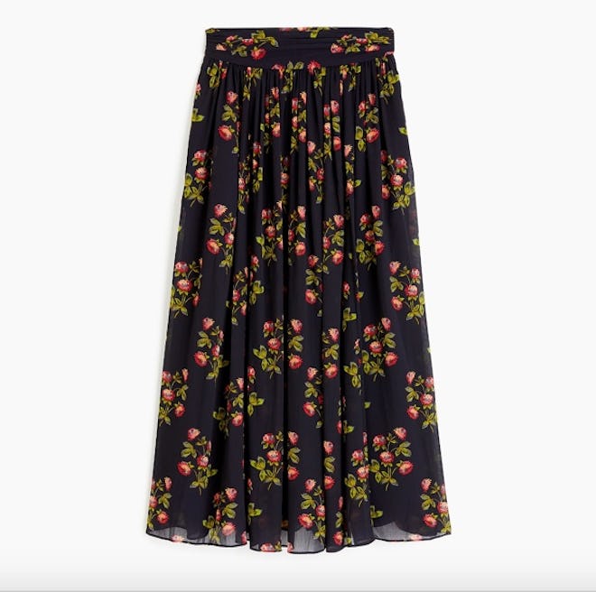 Point Sur Floral Maxi Skirt