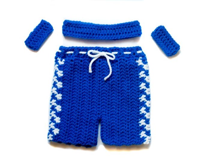 Crocheted Basketball Outfit