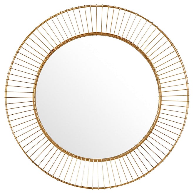 Round Iron Circle Mirror