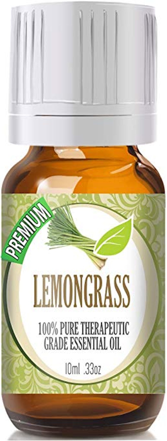 100% Pure Lemongrass Essential Oil  (0.33 Oz.)