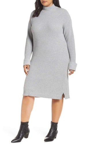 Ribbed Sweater Dress