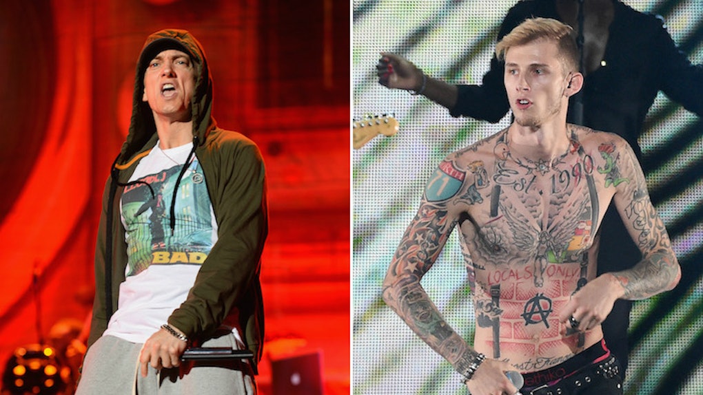 Are Eminem Machine Gun Kelly Friends Absolutely Not But Here S Why