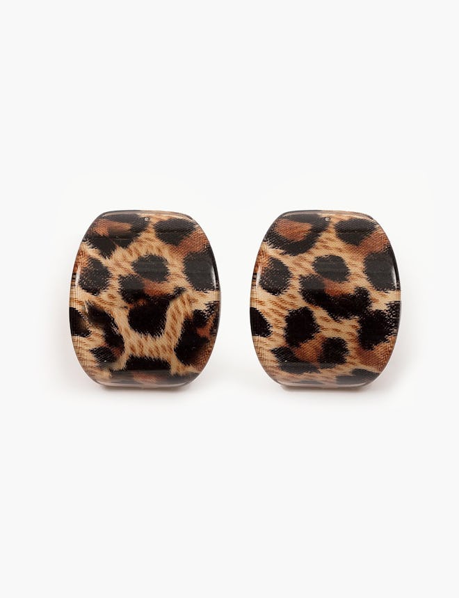 Leopard Tortoise Shell Earrings