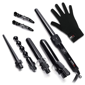 Parwin Pro 5-in-1 Professional Curling Iron 