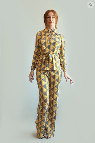 1970s DVF Tunic & Pants Set