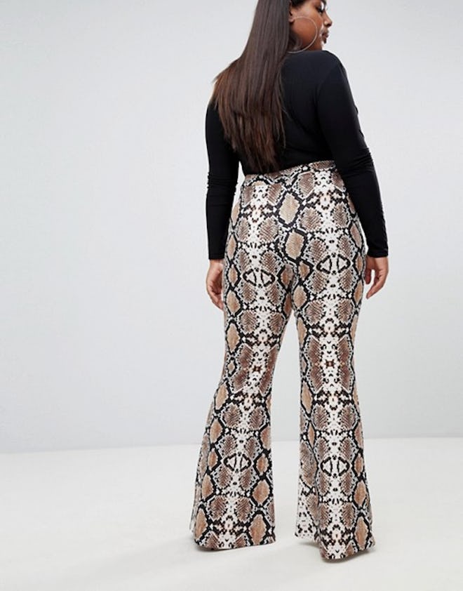 Lasula Plus flare pant in snake