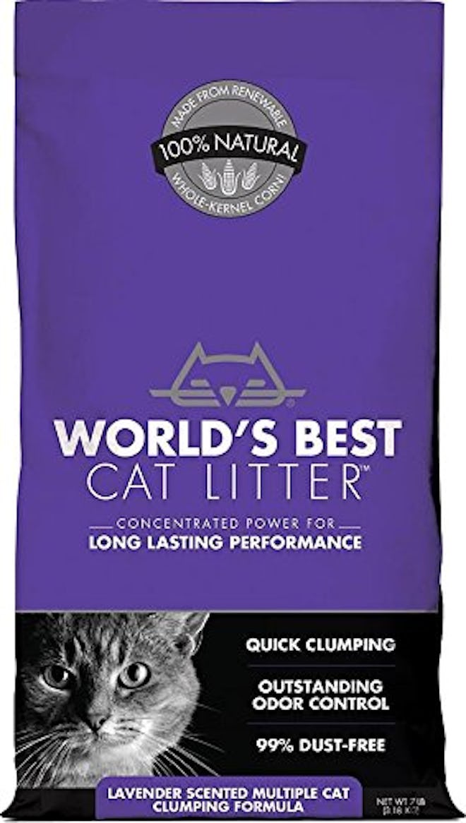 World's Best Cat Litter Lavender-Scented Multiple Cat Clumping Formula