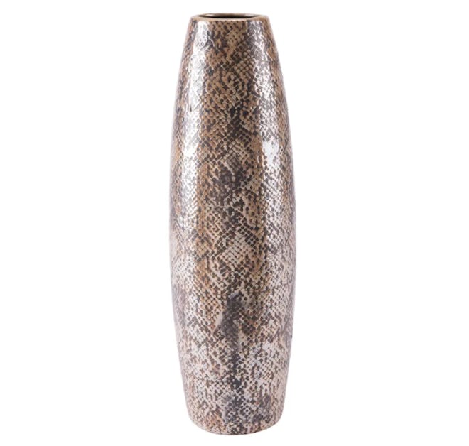 Snake Skin Floor Vase