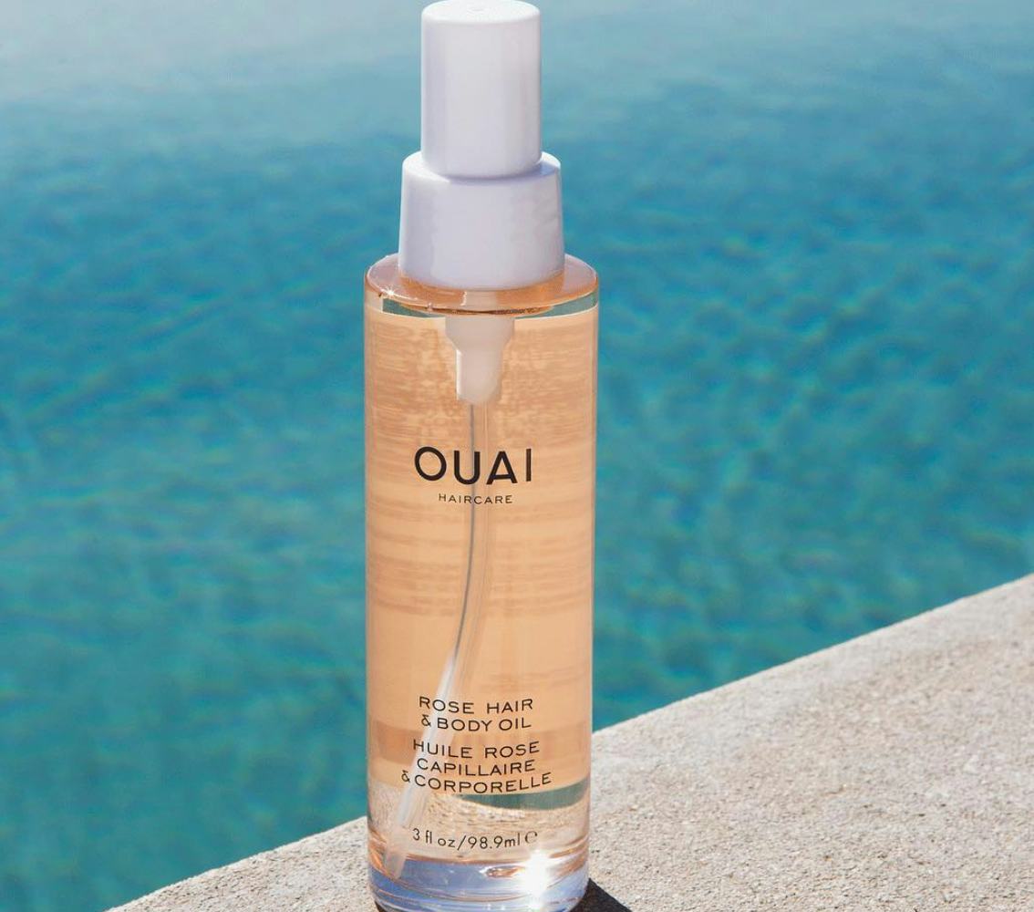 OUAI's Rose Hair & Body Oil Will Help You Get The Glass Hair Trend In A Subtle Way