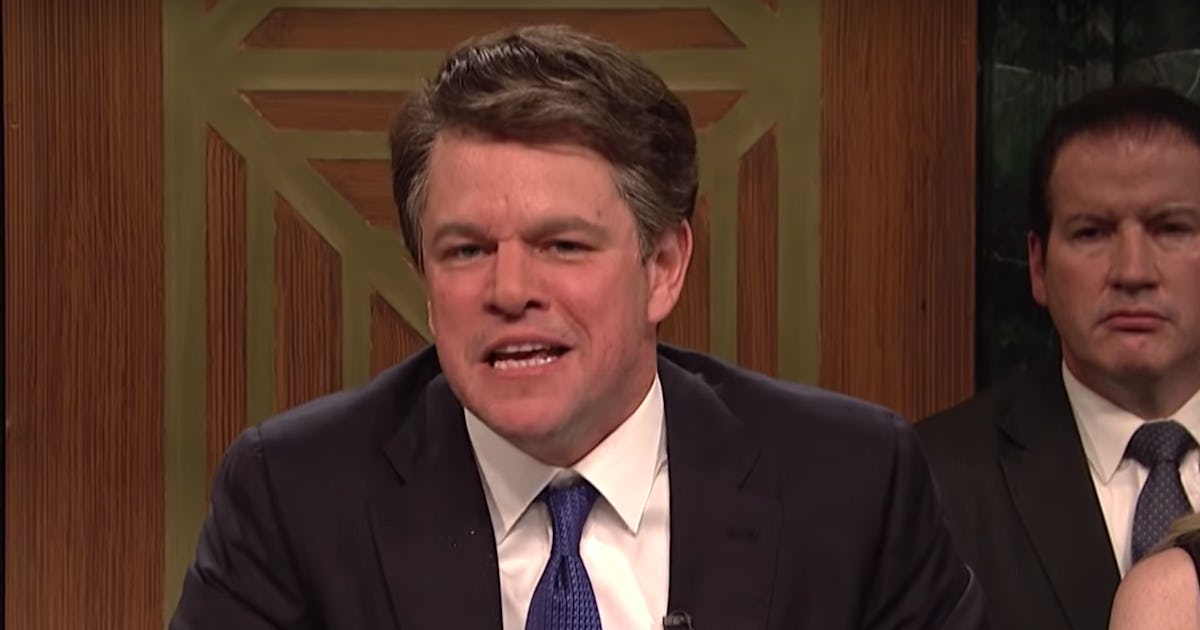 Matt Damon Played Brett Kavanaugh On 'SNL's Season Premiere ...