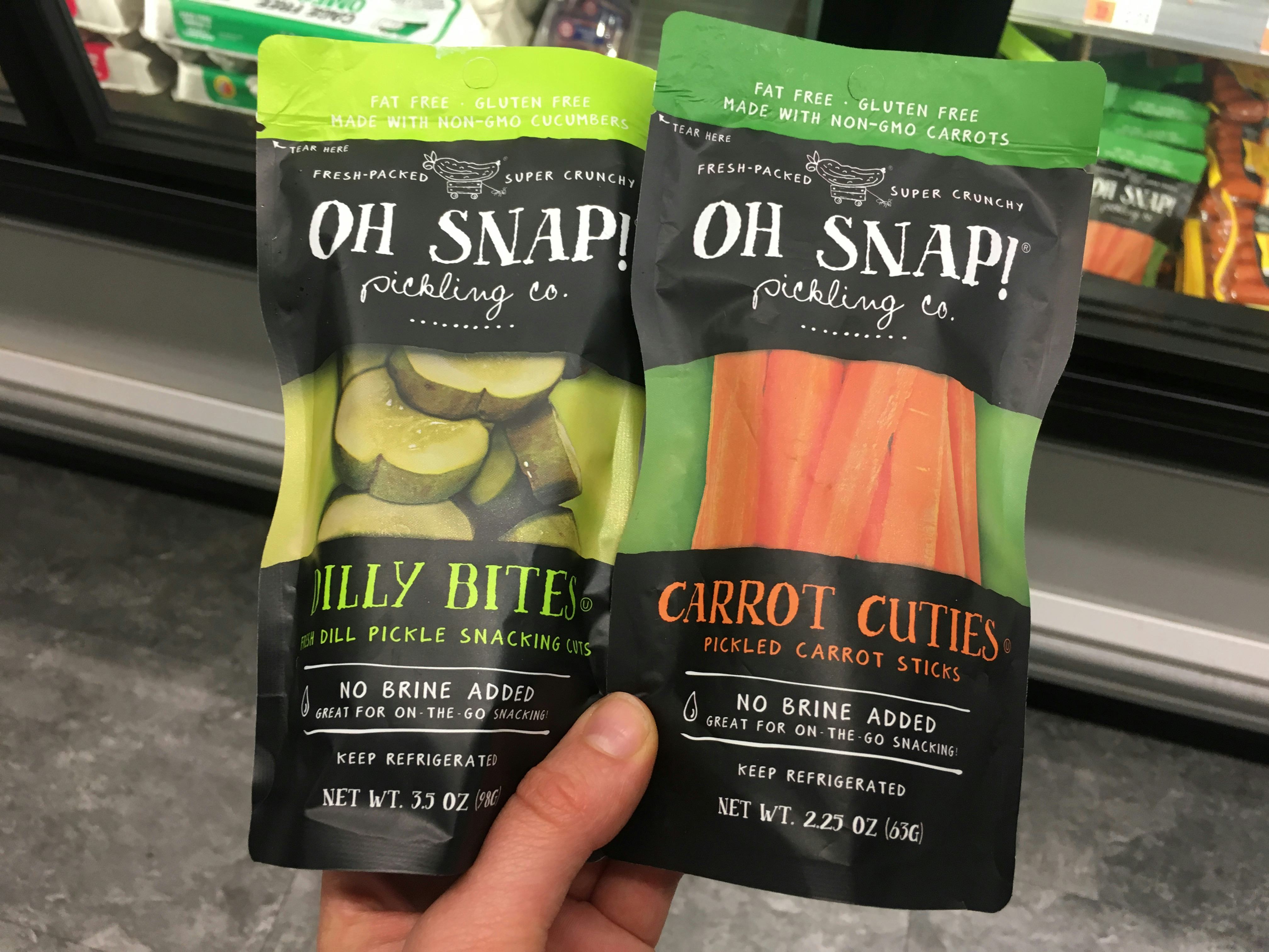 Snack Pickles From "Oh Snap!" Are The GrabAndGo Option All Pickle