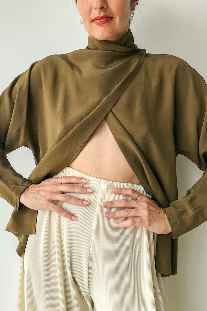 Silk Wrap Skirt