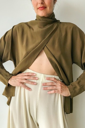 Silk Wrap Skirt
