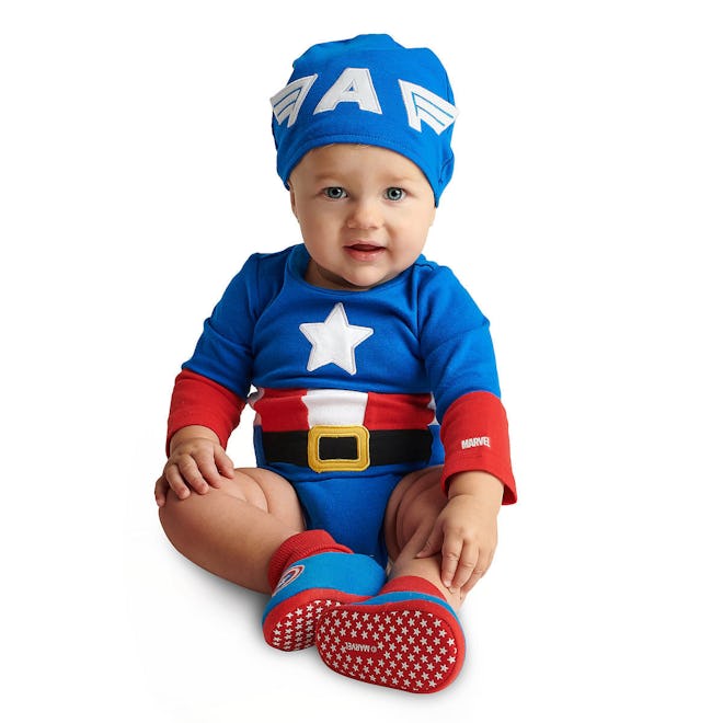 Captain America Costume Bodysuit Collection for Baby