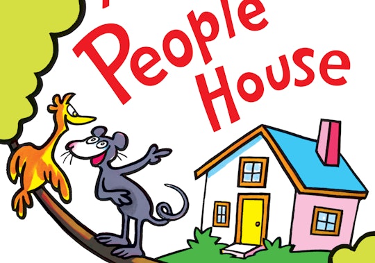 The cover of 'In A People House' by Dr. Seuss