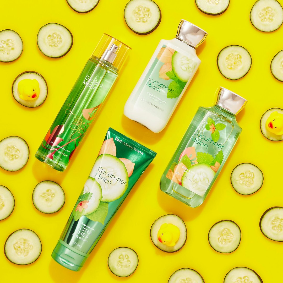 Cucumber melon body spray online bath and body works