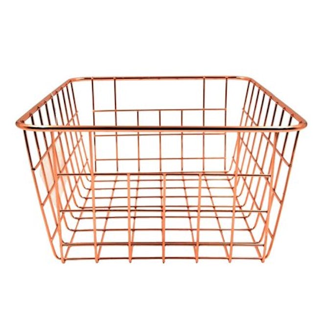 Mainstays Rectangular Wire Basket 6 pack - Multiple Colors