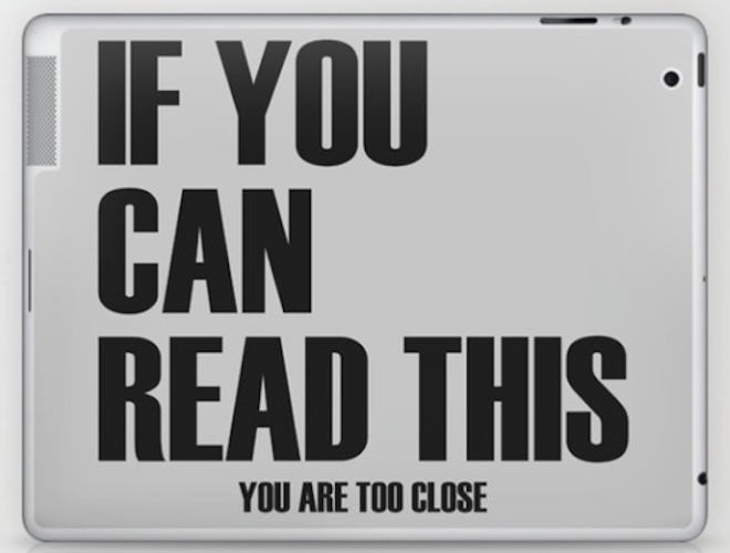 IF YOU CAN READ THIS Laptop & iPad Skin