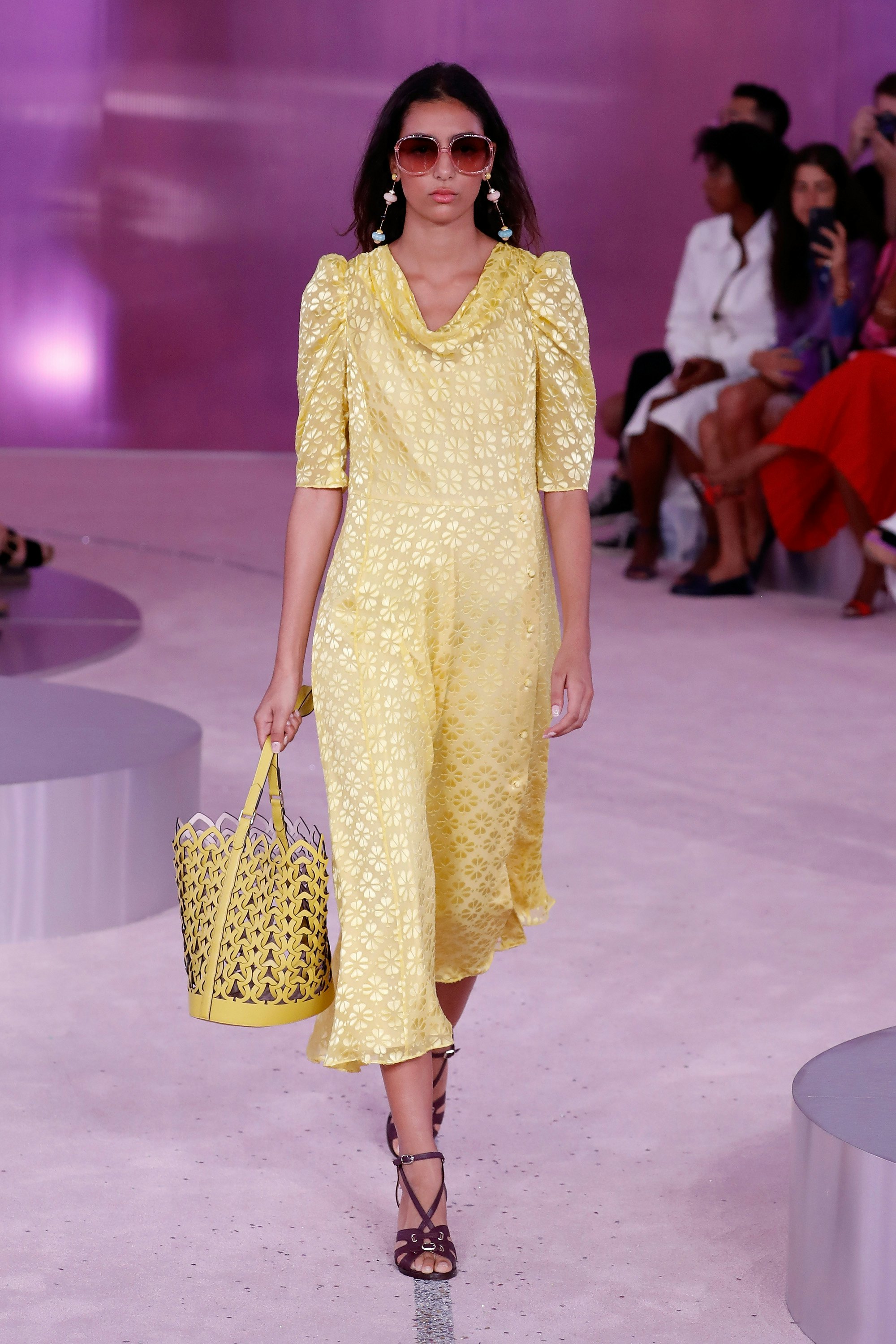 kate spade yellow bucket bag