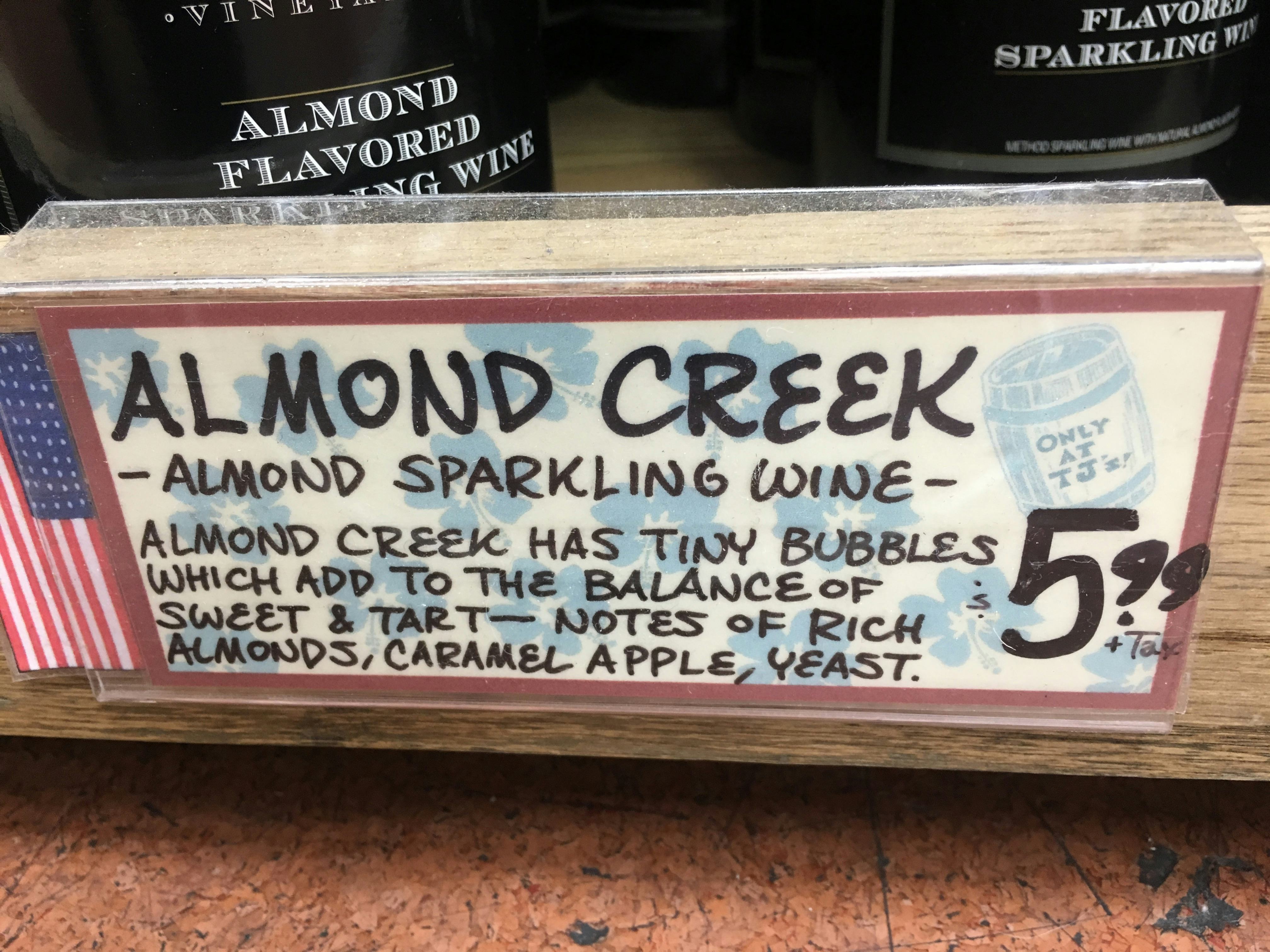 Almond Sparkling Wine At Trader Joe's Is A Sweet Wine Lover's Dream