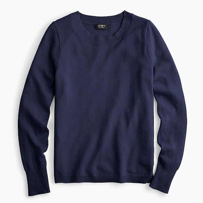Long-Sleeve Everyday Cashmere Crewneck Sweater