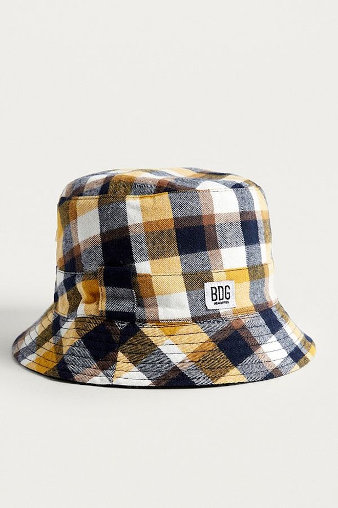 BDG Reversible Check Bucket Hat