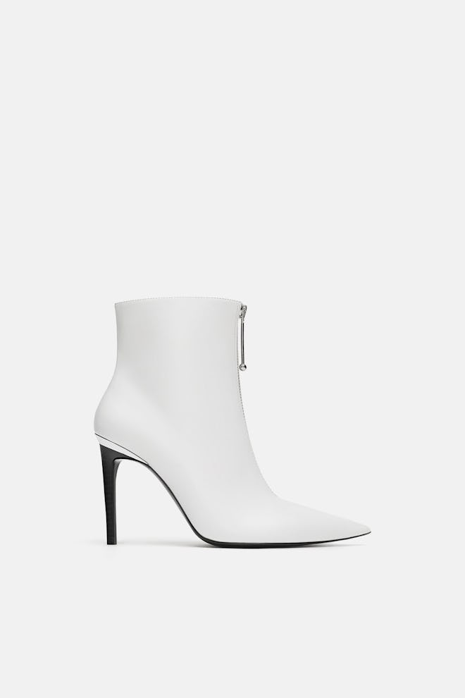 Zara Zippered Ankle Boots
