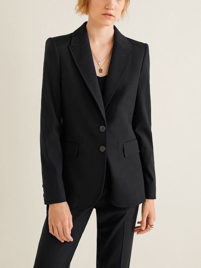 Pockets Structured Blazer