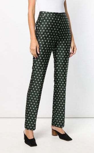 Floral Tailored Trousers