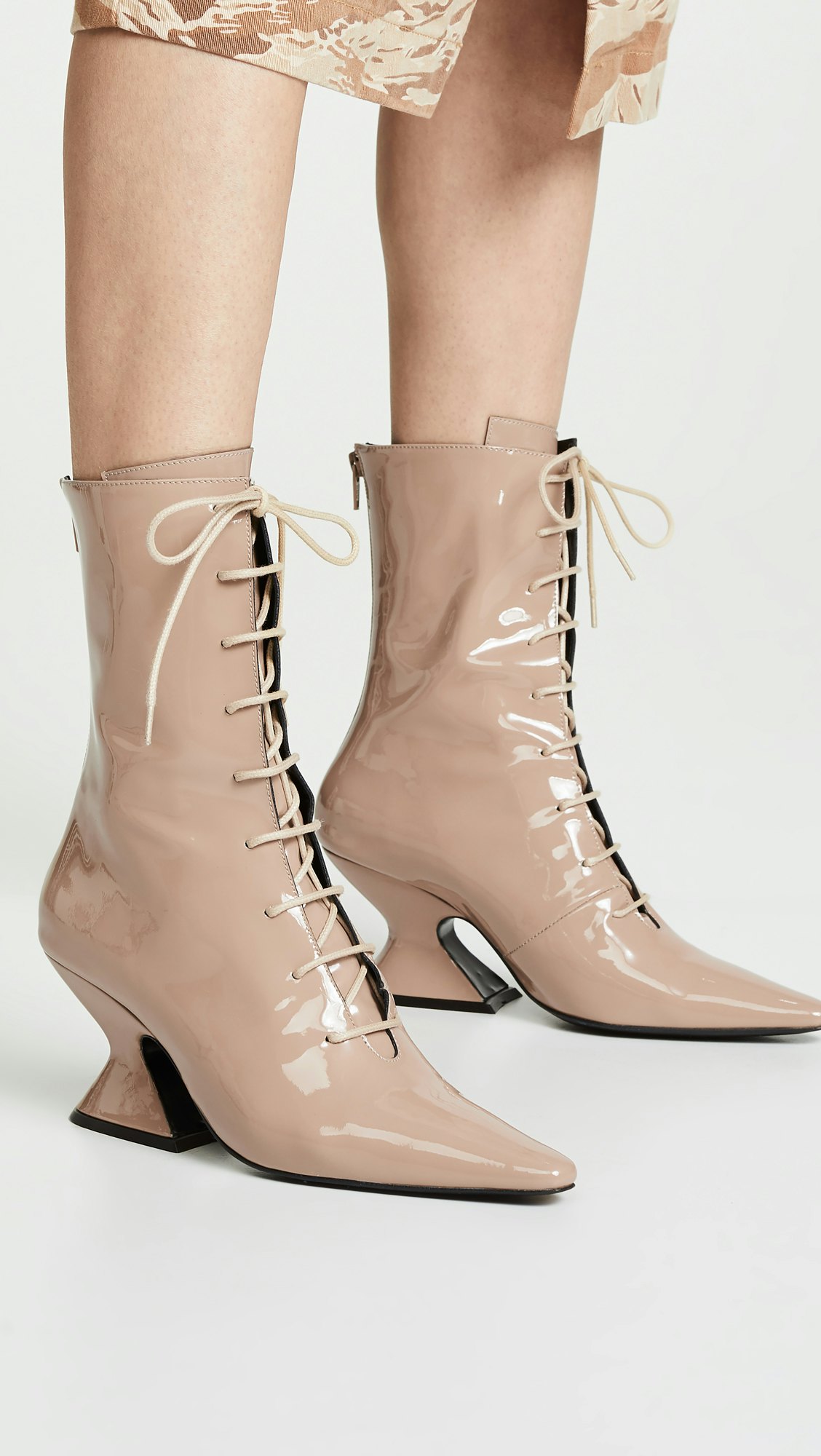 sandy lace up sock boots