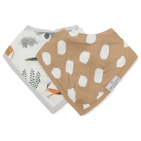 Muslin & Terry Cloth Bib Set
