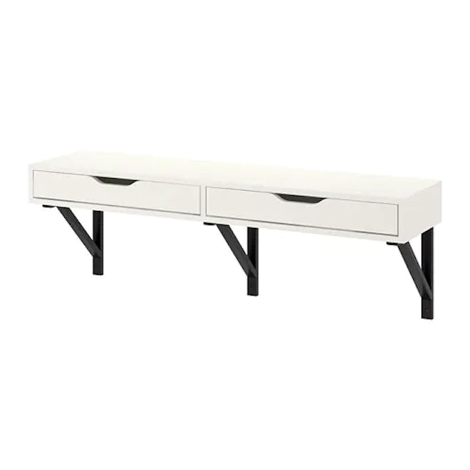 EKBY ALEX / EKBY VALTER Wall Shelf With Drawers