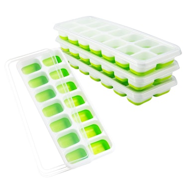 OMORC Silicone Ice Cube Trays (4 Pack)
